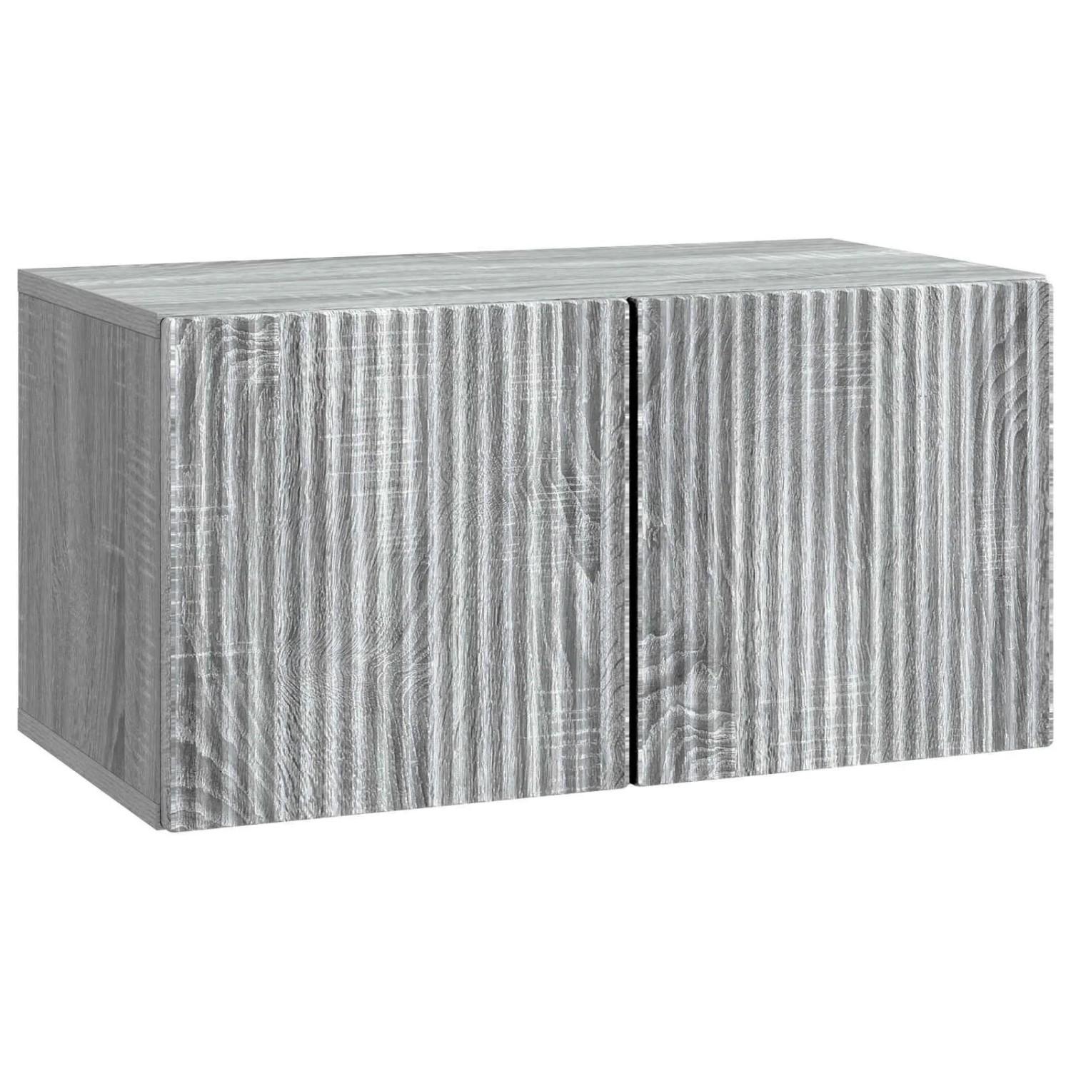 vidaXL Wandmontierter TV-Schrank Graues Sonoma 59,5 x 31 x 30 cm 898541