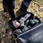 Metabo Akku-Gehölzsäge MS 18 LTX 15 im Set mit Akku, Ladegerät und Tasche.