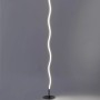Moderne LED Stehleuchte Wave aus Stahl, 120 cm hoch, für Wohnraumbeleuchtung.