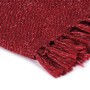 vidaXL Decke Bordeauxrot 220 x 250 cm Polyester 133772_3