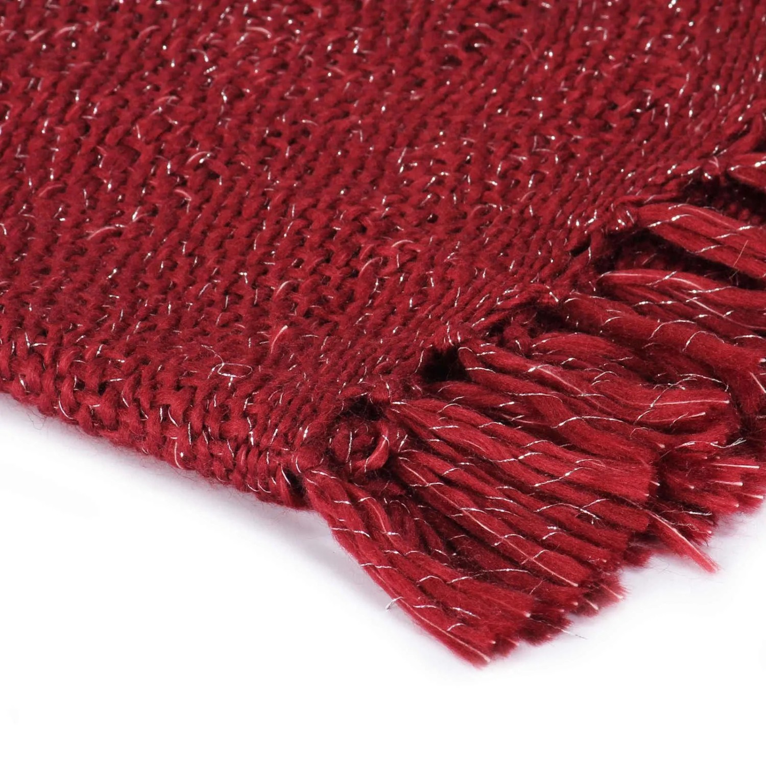 vidaXL Decke Bordeauxrot 220 x 250 cm Polyester 133772_3