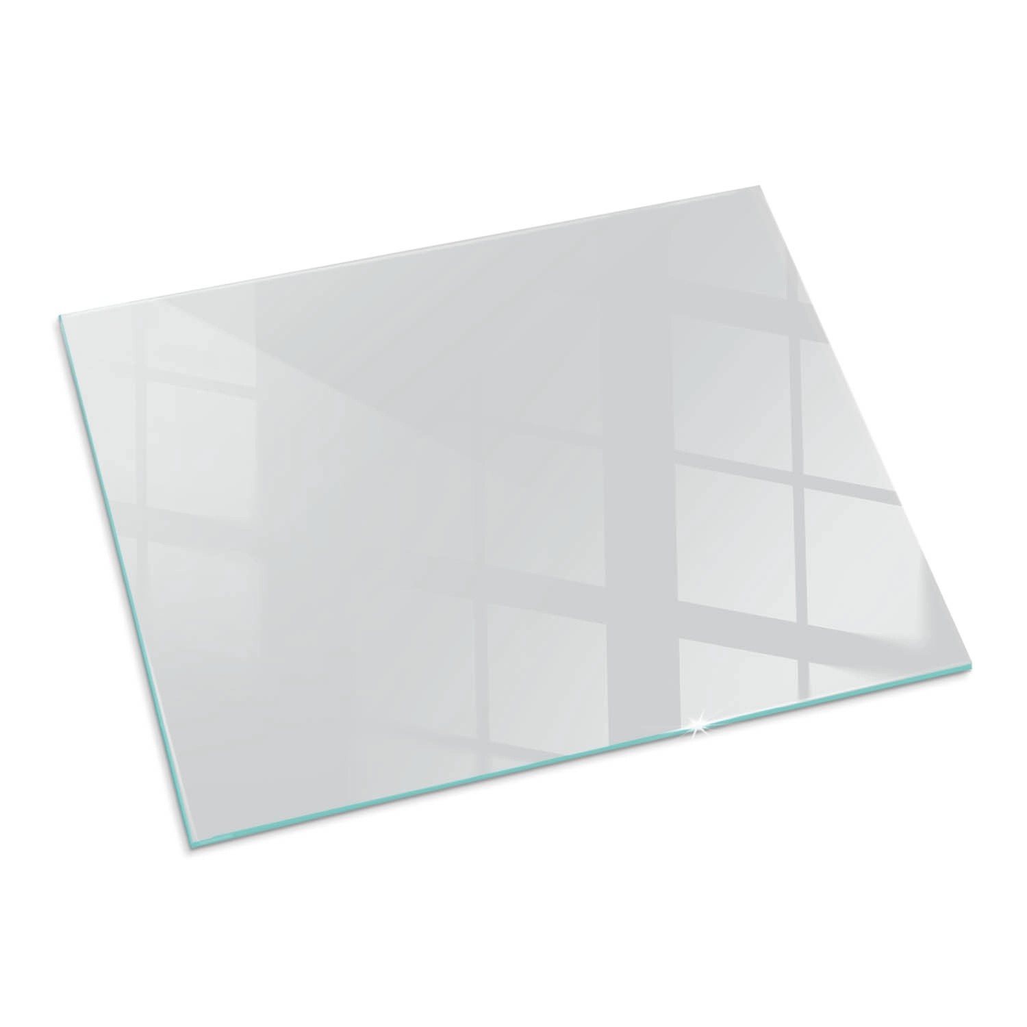 Tulup Glasplatte für Kamin Grau Glas unter Kamin Rechteck 80x60 cm Grau Gla günstig online kaufen
