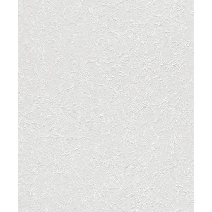 Weiße Rasch Vliestapete Wallton mit feiner Struktur, ideal zum Überstreichen und für individuelle Wandgestaltung.
