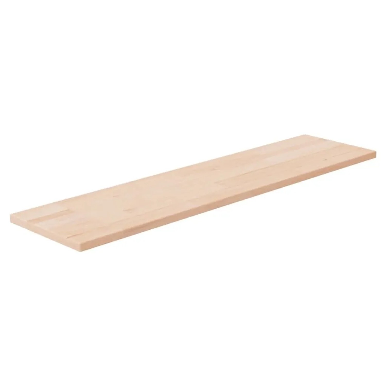 vidaXL Regalboden 80x20x1,5 cm Unbehandeltes Massivholz Eiche 342922