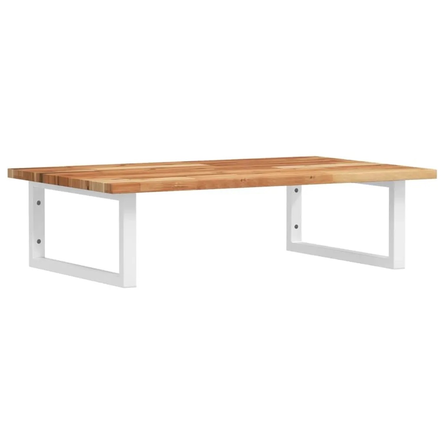 vidaXL Waschbeckenregal Wandmontage Stahl und Akazienholz 3302824