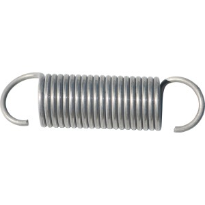 Floracord Zugfeder Größe 1 Kurz, blank metallisch, für Sonnensegel Zubehör.