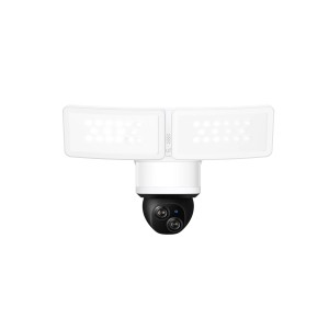 Eufy Flutlichtkamera E340 mit 2.000 lm, Dual-Kamera und Flutlicht für optimale Videoüberwachung.
