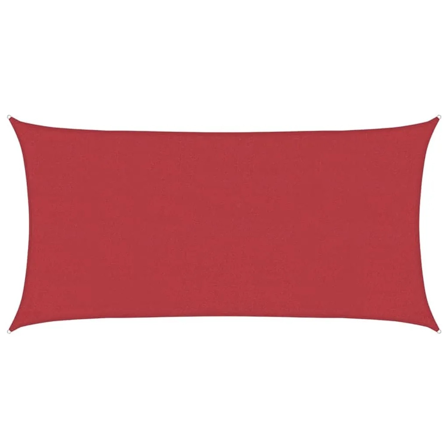 vidaXL Sonnensegel 160 g/m² Rot 2x4 m HDPE 311614