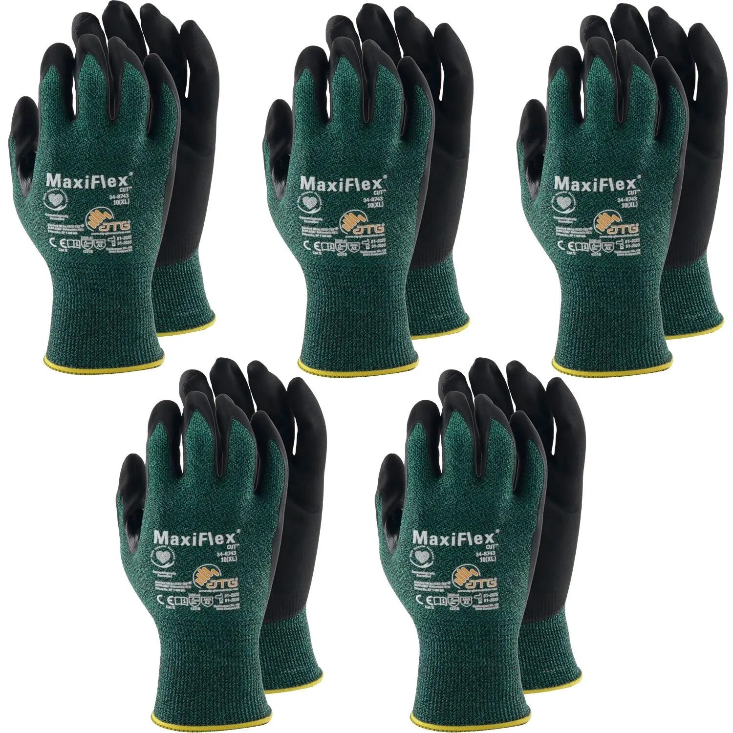 vasalat Set ATG Maxiflex Schnittschutzhandschuhe Größe 10 XL