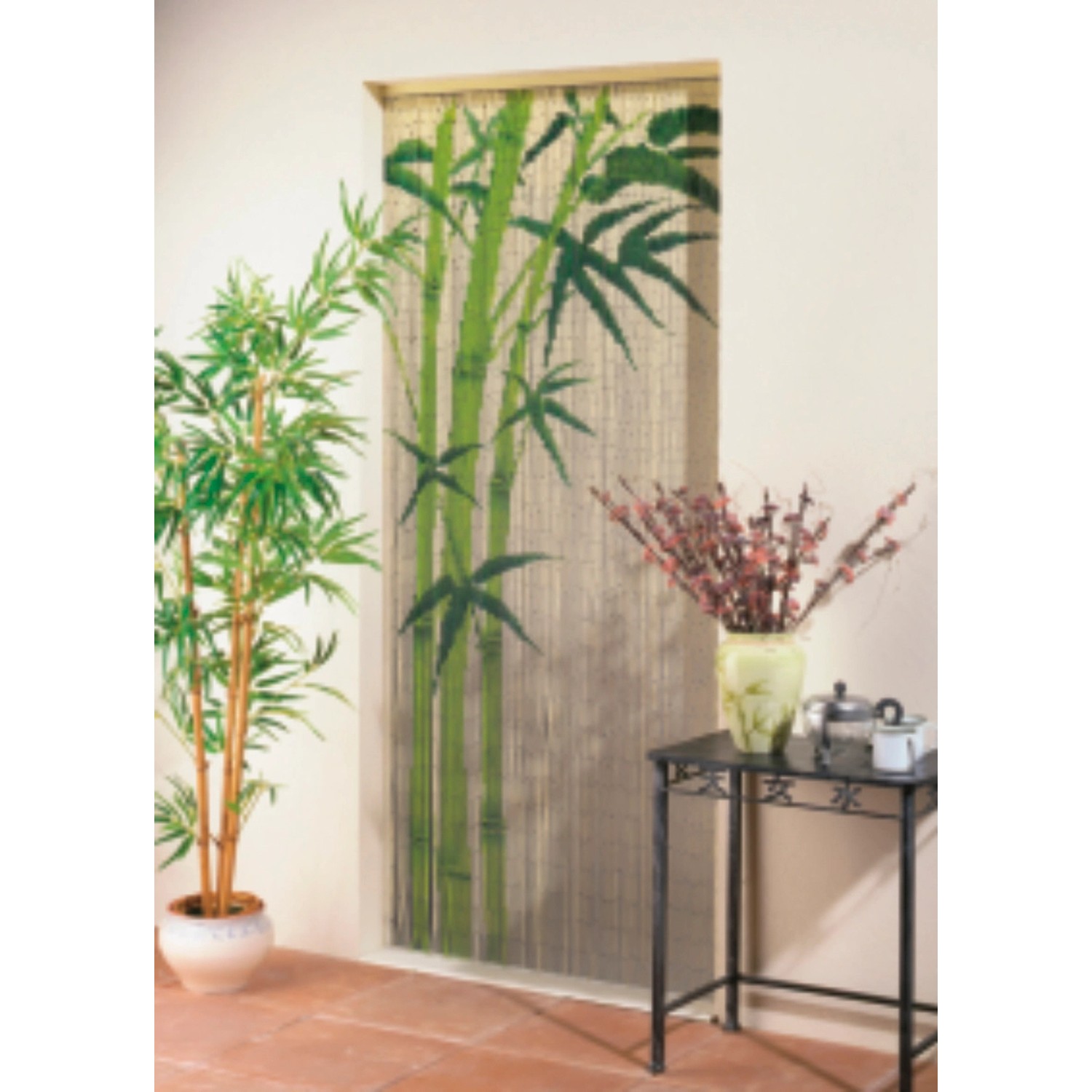 Dekorationsvorhang Bamboo 90 cm x 200 cm günstig online kaufen