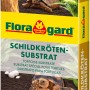 Floragard Schildkröten-Substrat, 50L Sack mit Abbildung von Schildkröten, Reptilien und Eiern.