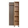 Homestyle4u Garderobe Flurgarderobe mit Spiegel Flurmöbel Garderobenpaneel_4