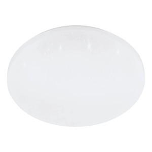 Weiße EGLO LED-Deckenlampe FRANIA-S mit Kristall-Effekt, Ø 310mm.