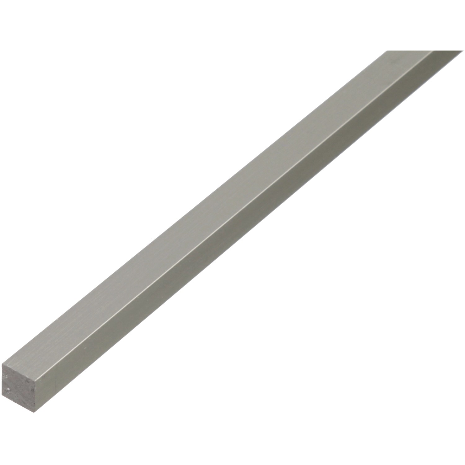 Vierkantstange Alu Silberfarbig eloxiert 10 mm x 10 mm x 2000 mm