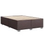 Boxspringbett braun 160x200 cm, Stoffbezug, ohne Matratze. Bett für erholsamen Schlaf im Schlafzimmer.