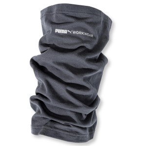 Puma Workwear Multi-Tuch Champ Carbon, vielseitig einsetzbares Schlauchtuch mit Puma Logo.