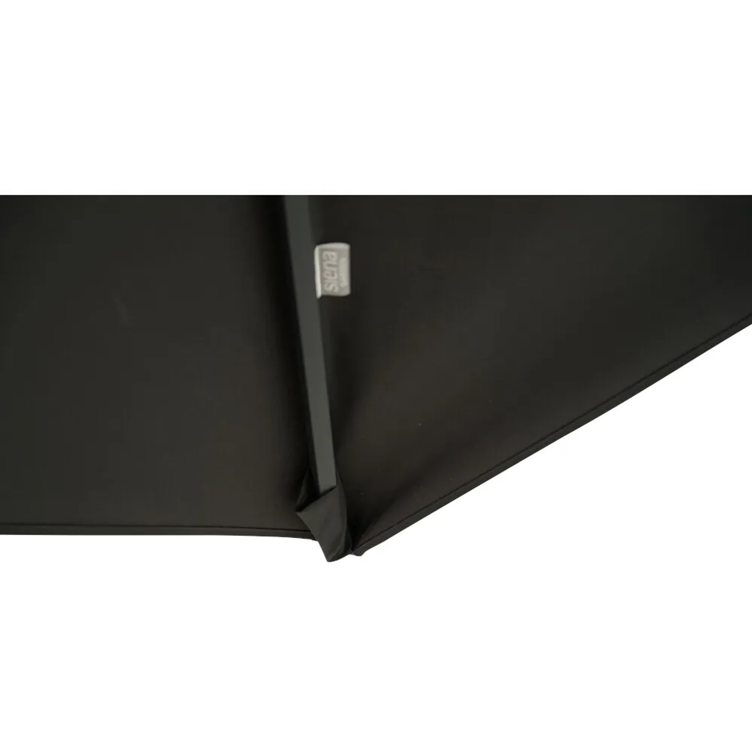 Detailansicht des anthrazitfarbenen Siena Garden Ampelschirms (300x300 cm) mit Dreh- und Neigungsfunktion.