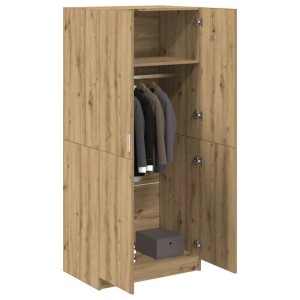 vidaXL Kleiderschrank Artisan-Eiche 90x52x200 cm Holzwerkstoff 855885