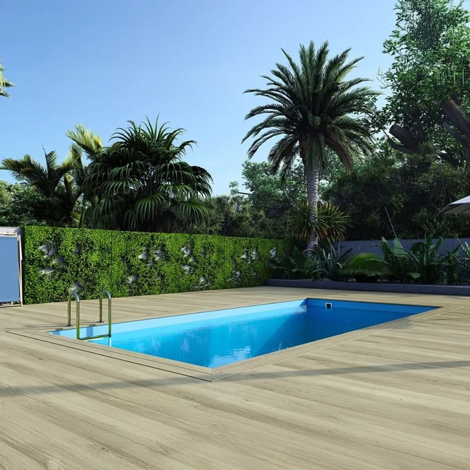ALTANKA Holzpool Aqua 7x3,75 Höhe 1,45 m mit Einzubetonierendem Profil BAS7308OSPI_3
