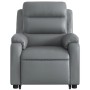 vidaXL Relaxsessel mit Aufstehhilfe Elektrisch Grau Kunstleder 3205059_9
