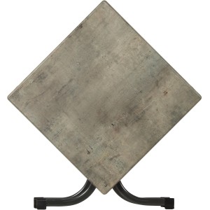 Rechteckiger Acamp Klapptisch Piazza in Anthrazit-Cemento, 70x70 cm, ideal für Balkon und Garten.