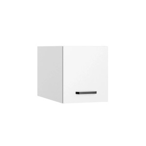 Weißer OPTIFIT Aufsatzschrank Bonn214, 30 cm breit, für Hauswirtschaftsraum.