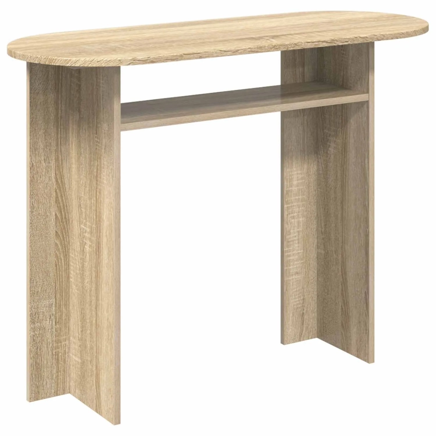 vidaXL Konsolentisch Sonoma-Eiche 100 x 39,5 x 75 cm Holzwerkstoff 8001160