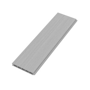 WPC-Steckzaunbrett Max, Farbe Weißer Rauch, für Zaunbau & Sichtschutz.