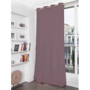 Moondream Lärmschutzvorhang in Pfeffer, 260x145 cm, vor Fenster.