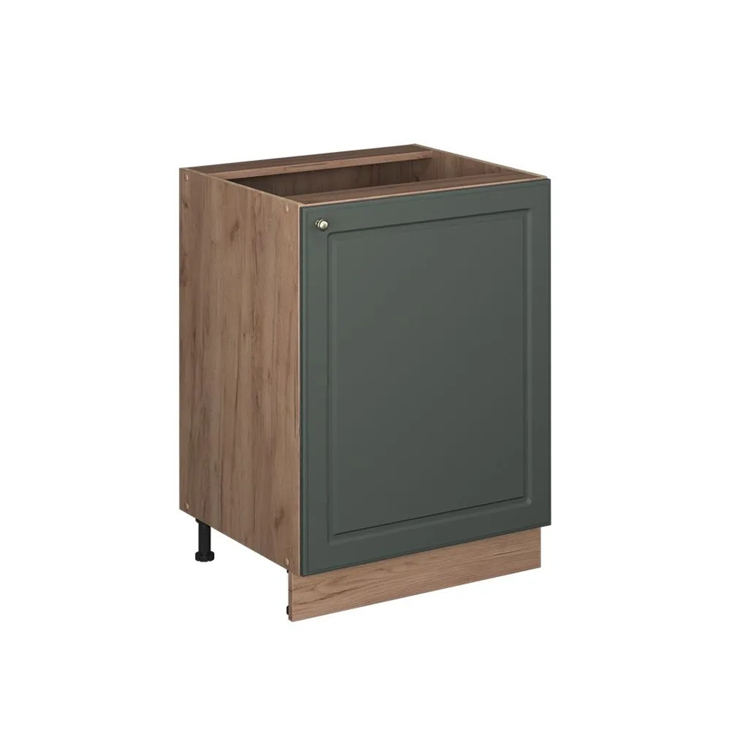 Vicco Küchenunterschrank Fame-Line Grün-Gold Landhaus/Goldkraft Eiche 60 x 82 1 Tür ohne Arbeitsplatte Art Nr 65197