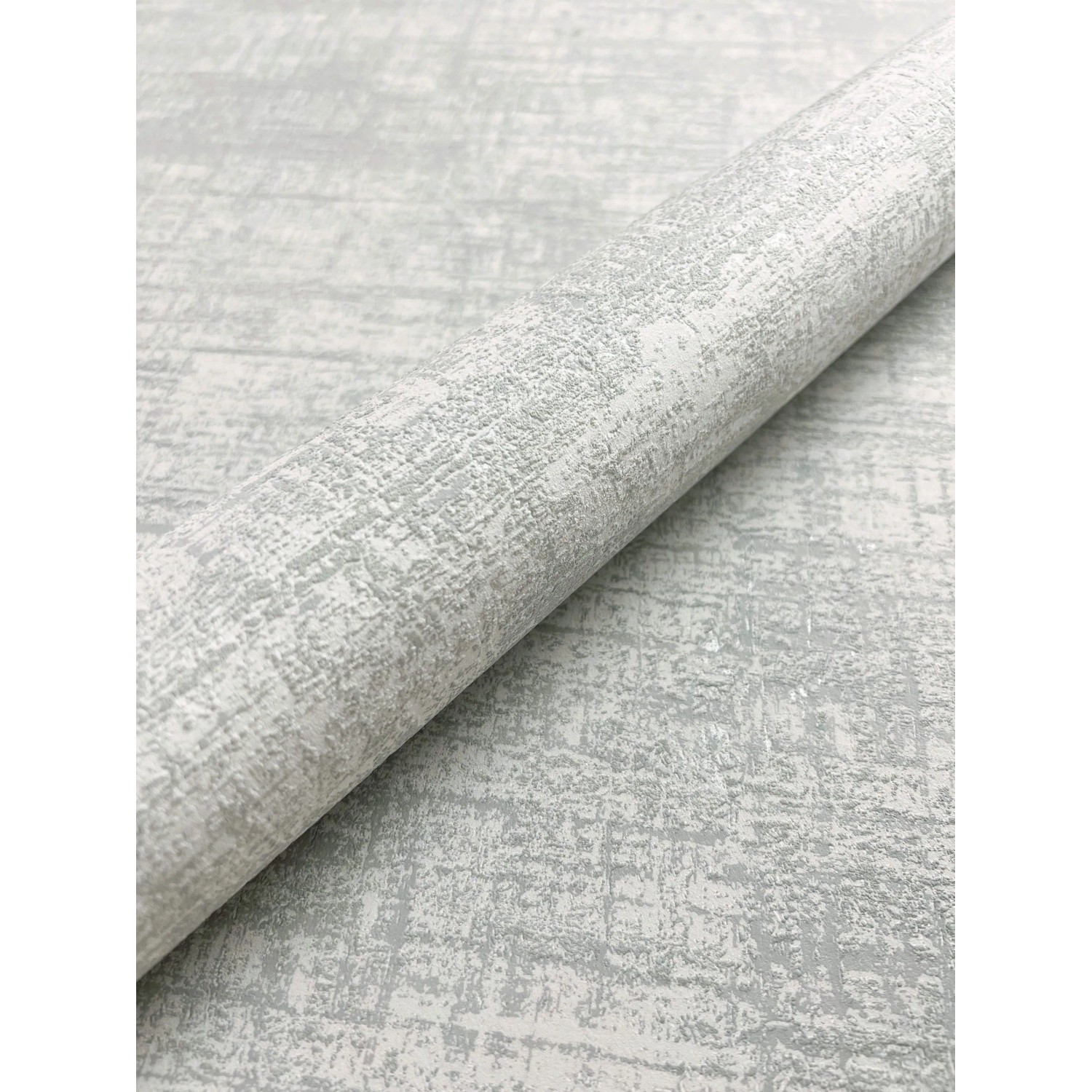 Newroom Vliestapete Bakary Silver Used-Look Modern FSC®