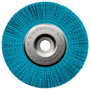 Gardena Nylon-Fugenbürste, Aufsatz für Akku-Fugenbürste EasyWeed, türkis.