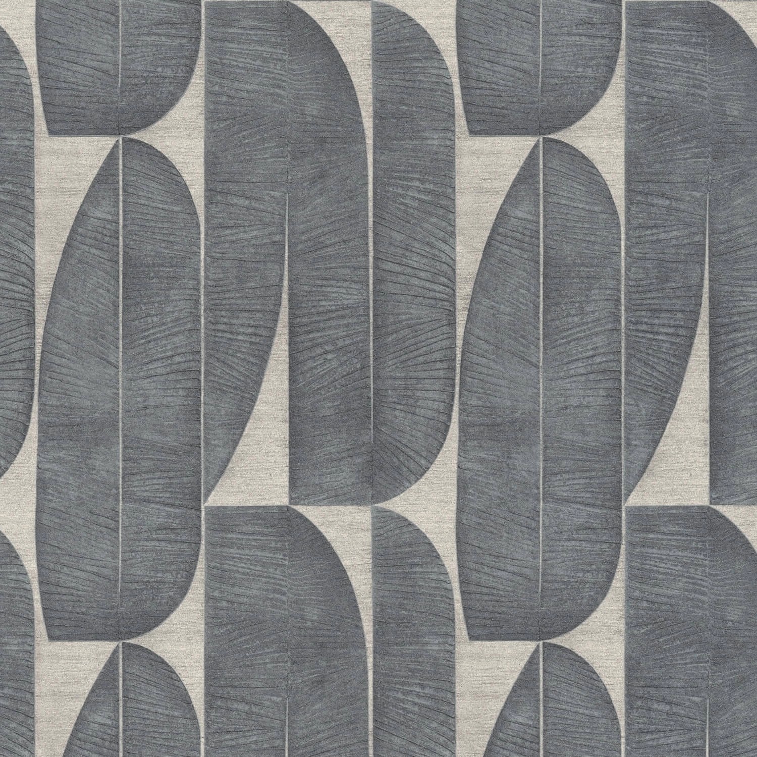 PROFHOME 396583-GU Grafik Tapete Design Matt Beige Schwarz 0,53 m x 10,05 m günstig online kaufen