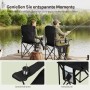 WOLTU Campingstuhl Klappbar Leicht mit Hochlehne Kühltasche Getränkehalter_5