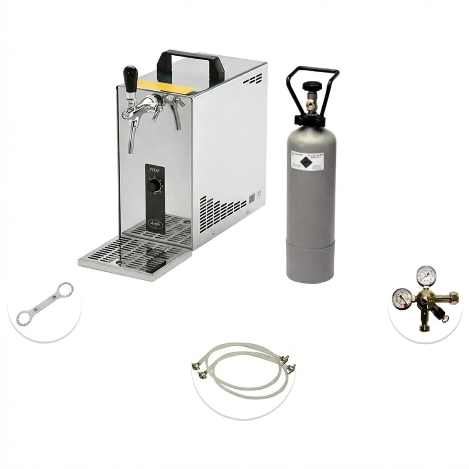 Ich-Zapfe Bierzapfanlage Pygmy 25 Le Trockenkühler 30 L/h Bierkoffer Ohne Zapfkopf