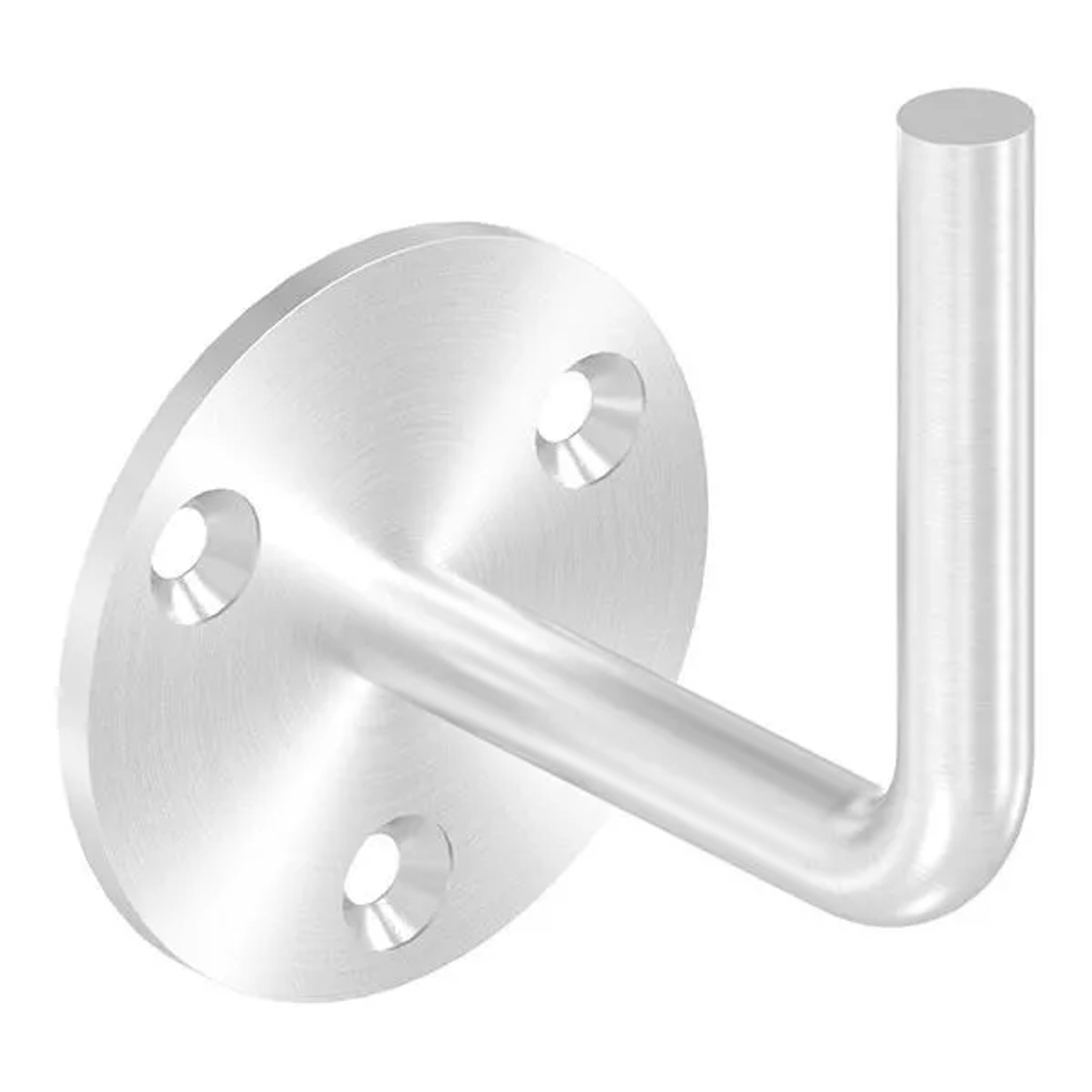 FeNau Handlaufhalter V2A Ronde 70x4 mm Bügel Ø12 mm Wandabstand 80 mm Zum Anschweißen