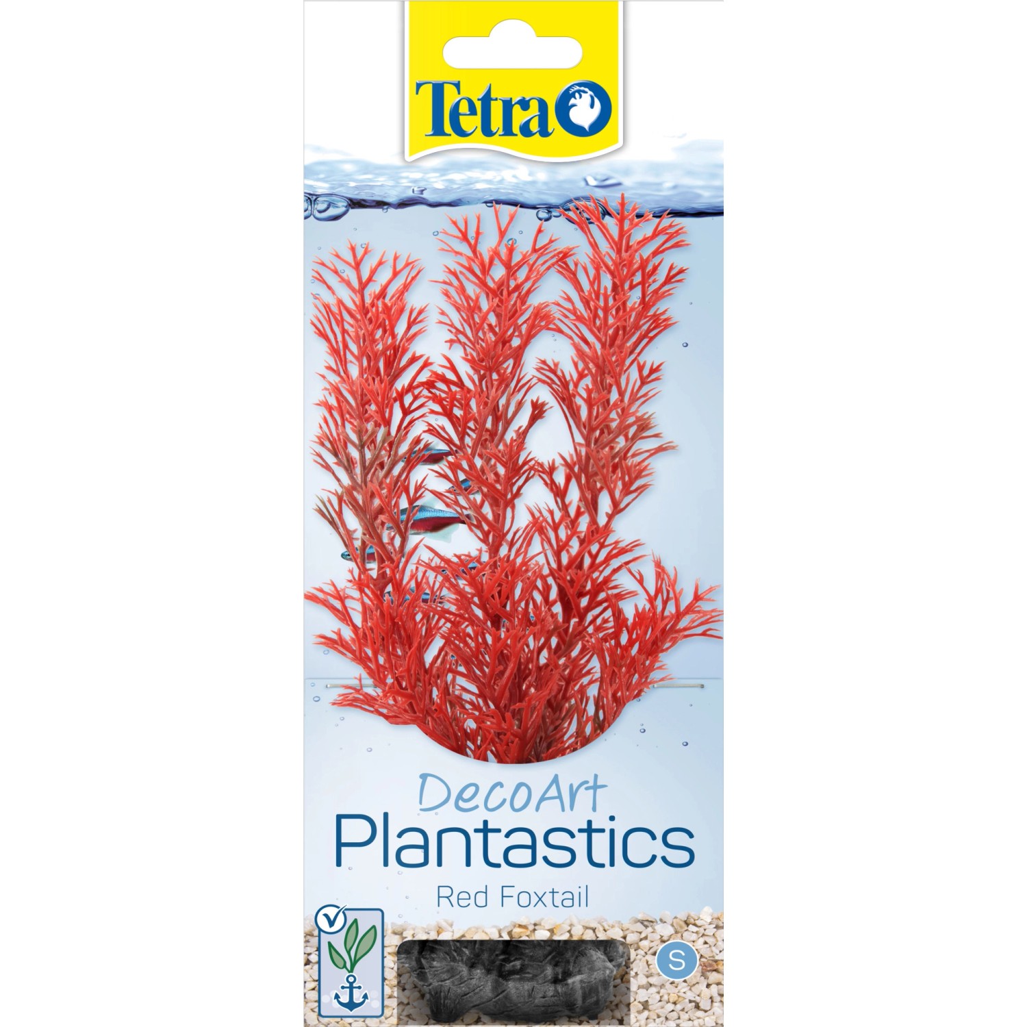 Tetra Kunstpflanze DecoArt Plant S Foxtail Red, rote Aquariumpflanze im Detail.