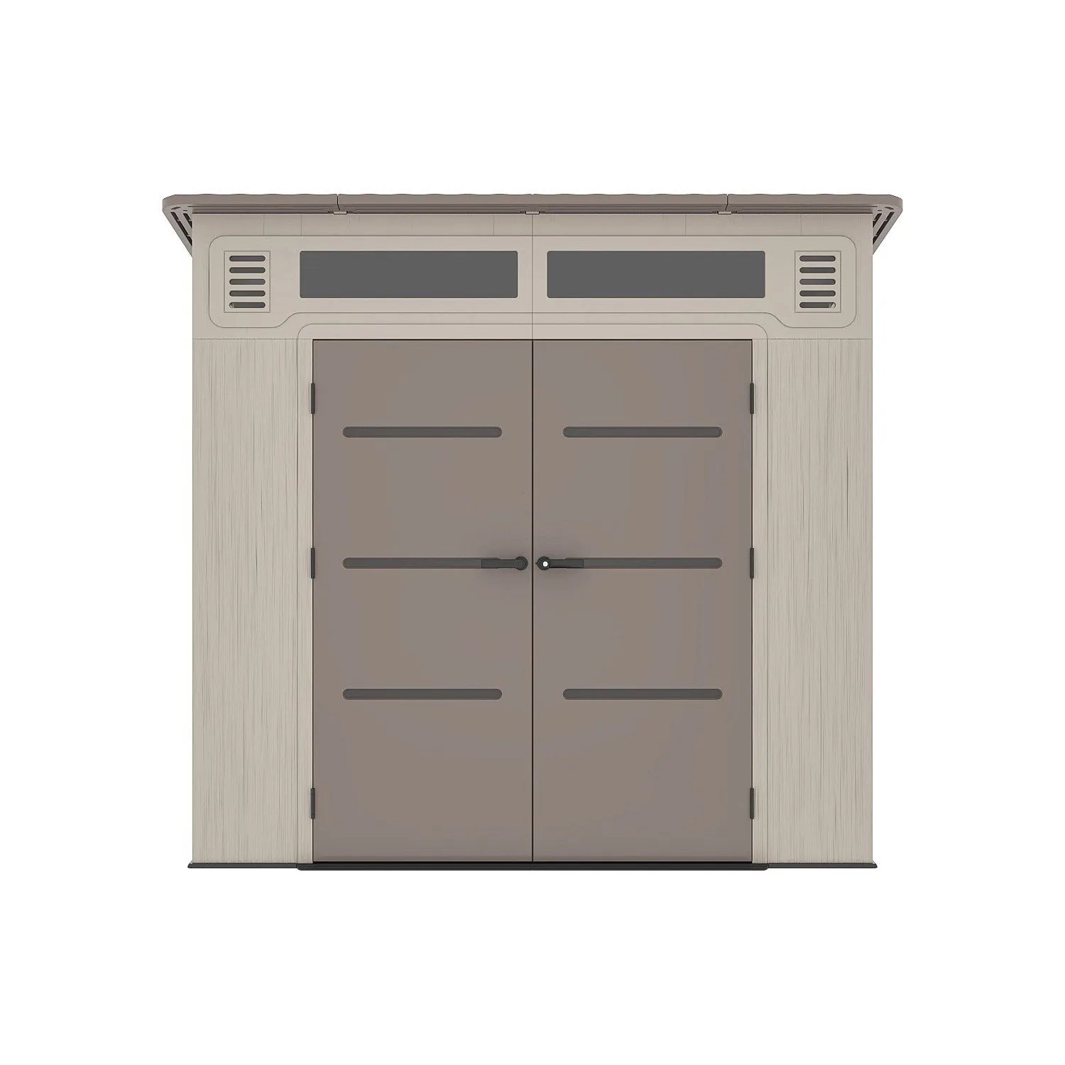 Vente-unique Schrebergartenhaus Anteva Braun  Beige 237 cm