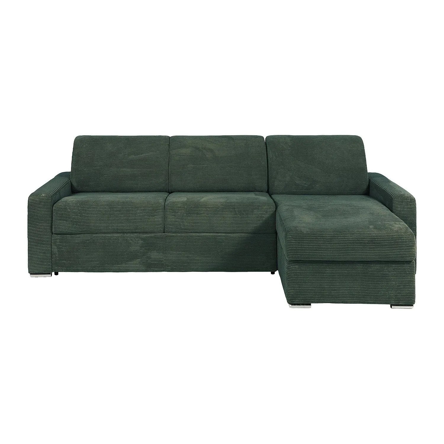 Vente-unique Schlafsofa Calito Tannengrün 298 cm