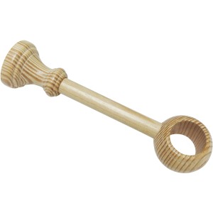 Gardinia Träger Lugano, geschlossen, Kiefer, 17 cm, für Gardinenstangen mit Ø 28 mm.