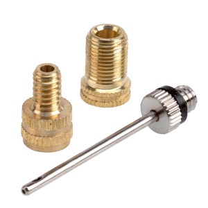 Prophete Luftpumpen Adapter Set für Fahrradreifen, passend für alle Ventile.