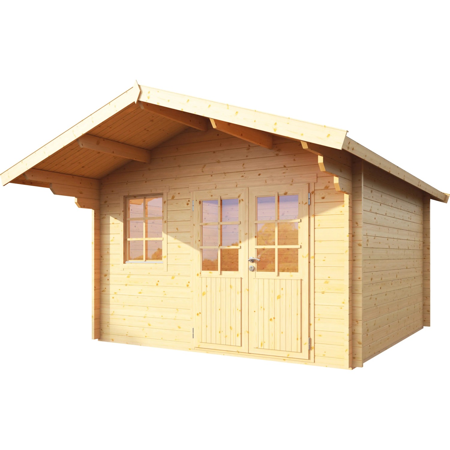 Wolff Finnhaus Holz-Gartenhaus Lisa 44-B 360 cm x 360 cm