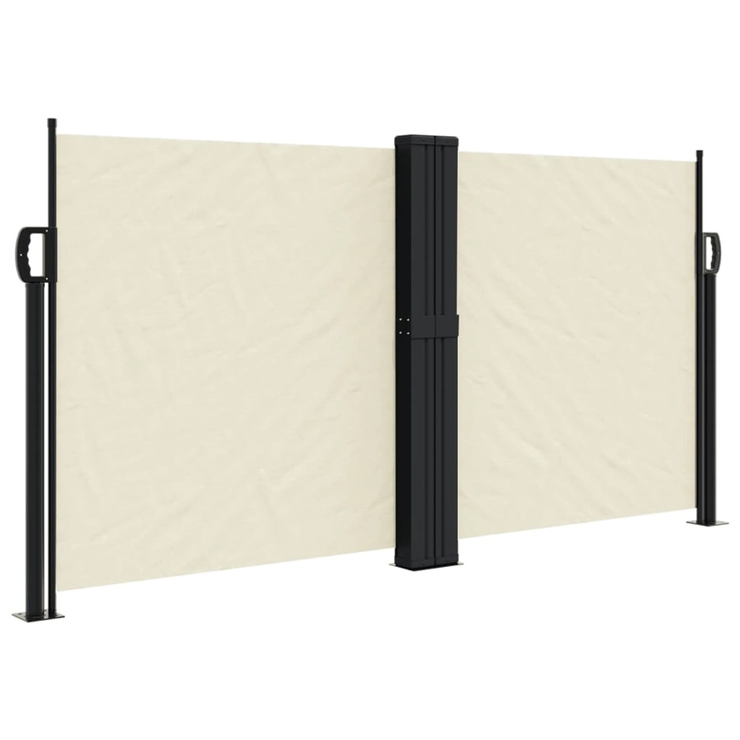 furnicato Seitenmarkise Ausziehbar Creme 120x600 cm günstig online kaufen