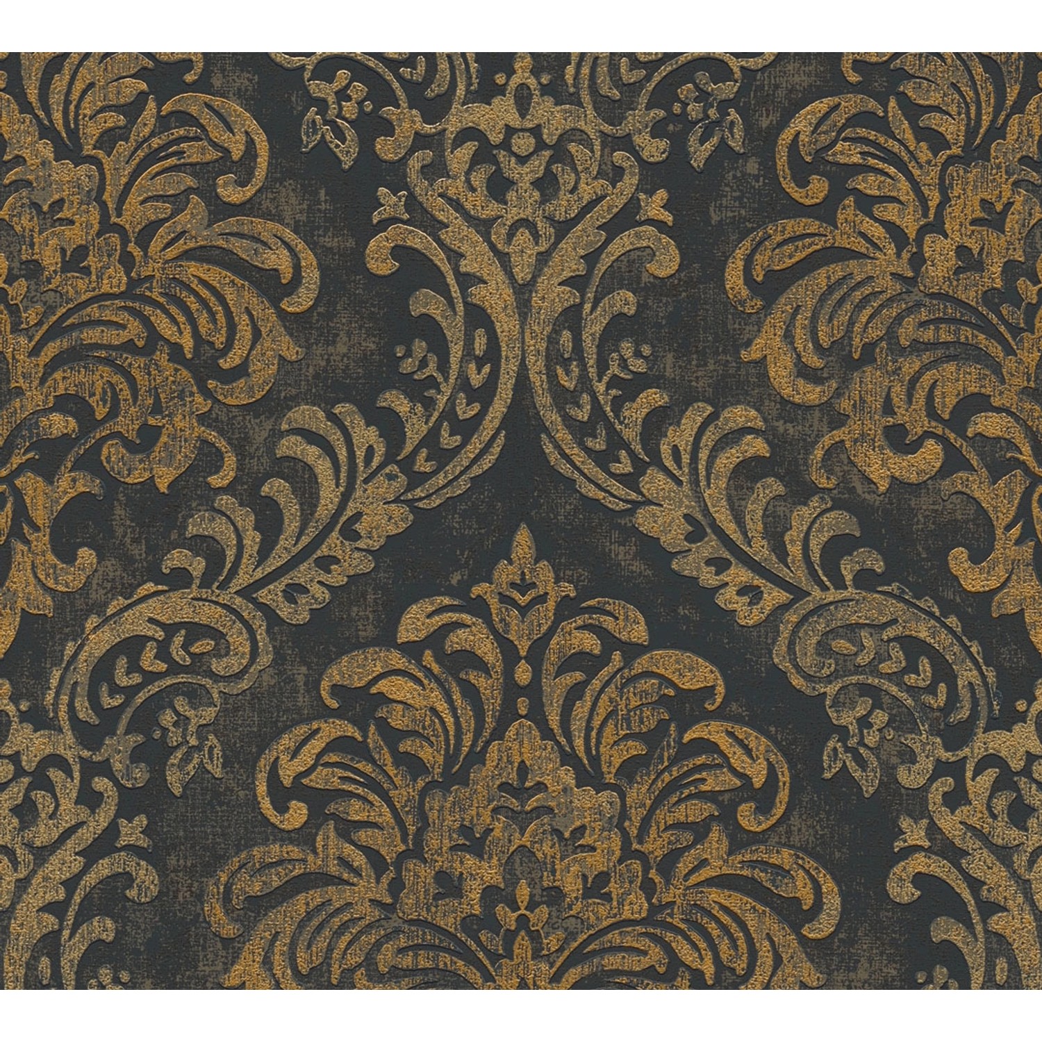 Bricoflor Barock Tapete Schwarz Gold Im Vintage Stil Elegante Vliestapete m günstig online kaufen