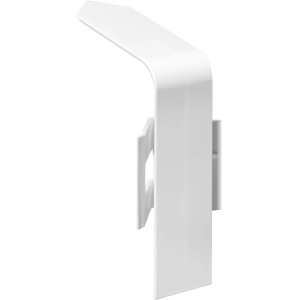 Weiße System 11 Innenecke für Laminat & Parkett, Detailansicht.