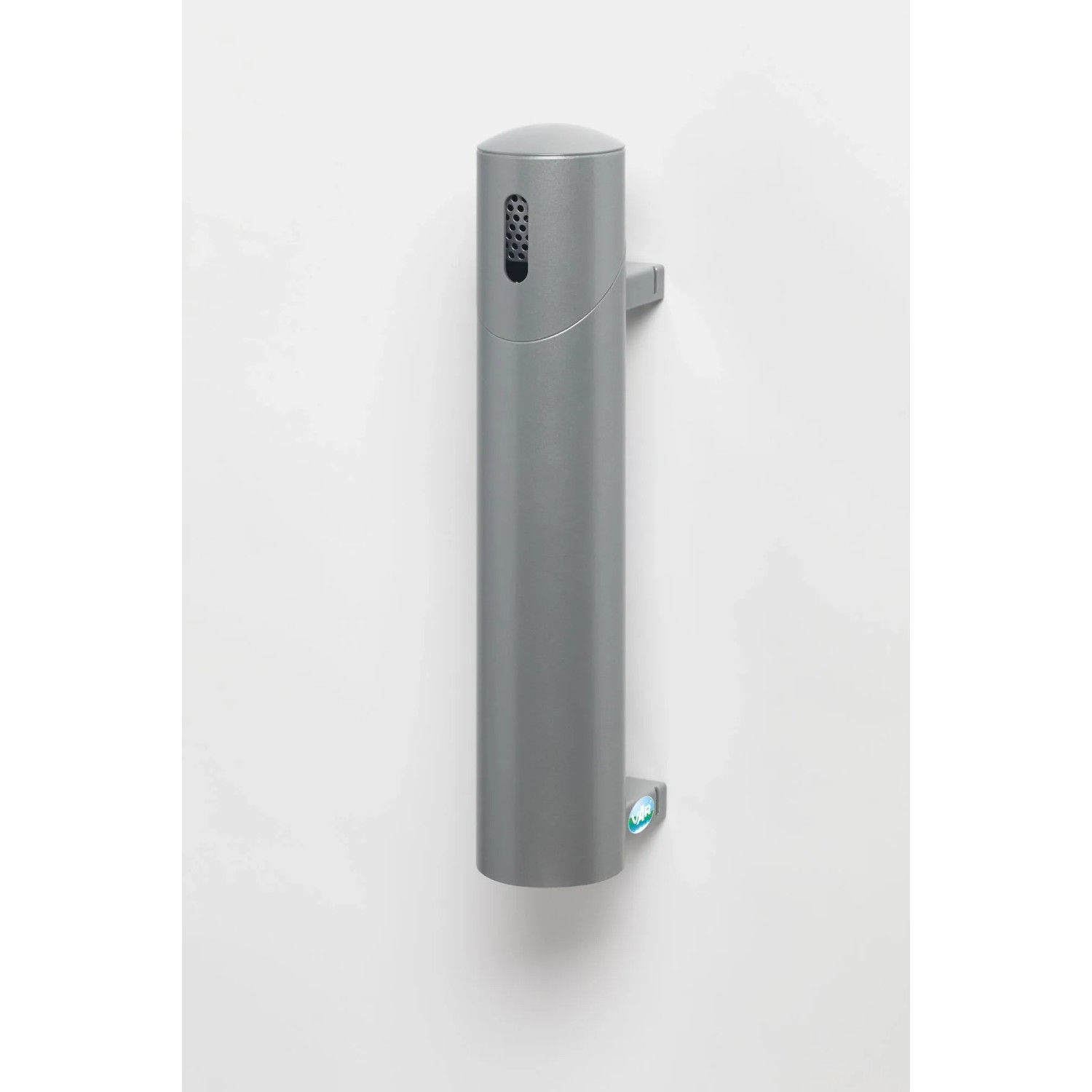 PROREGAL Robuster Wandascher 145 cm Rohrlänge Zum Einbetonieren 1,4 Liter HxBxT 51 x 10 x 17 cm Stahl Silber