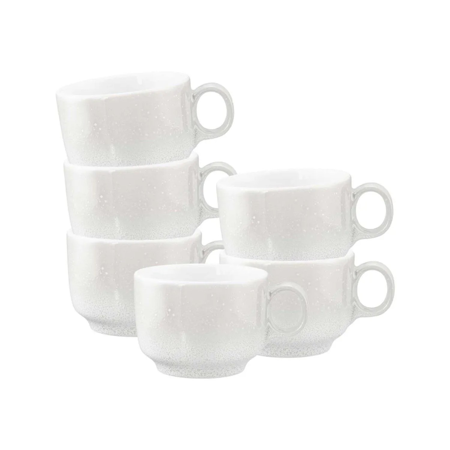 Seltmann Weiden Sento Home Kaffeetasse 210 ml 6er Set Aura White