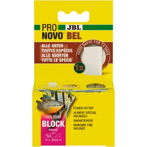 JBL Pronovo Bel Holiday Ferienfutter für Aquarienfische, 1 Block für bis zu 14 Tage.