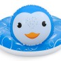 Bestway Schwimmring mit Pinguin-Motiv, blauer offener Schwimmreifen für Kinder ab 2 Jahren.