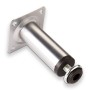 SOTECH Möbelfuß, 100mm, chrom matt, höhenverstellbar bis 10mm.